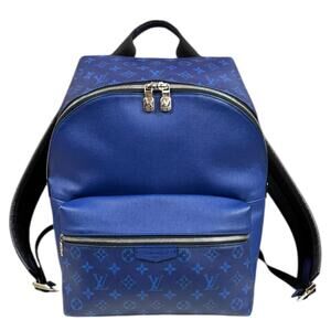 Pre-owned Louis Vuitton Discovery Backpack PM Taiga Leather M30229, Men's, Ba...